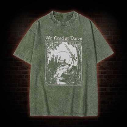 We Read at Dawn Washed T-shirt