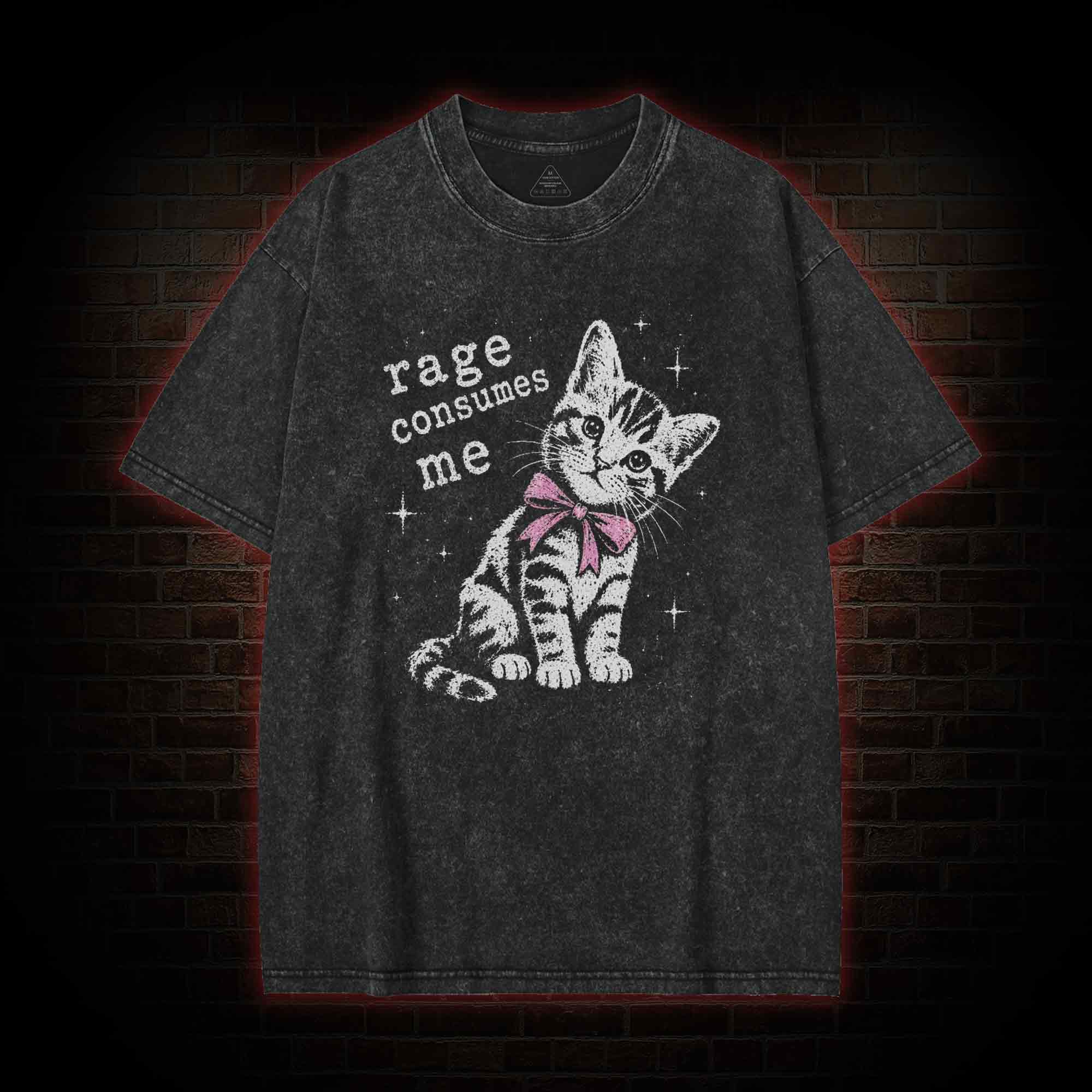 Rage Consumes Me Washed T-shirt