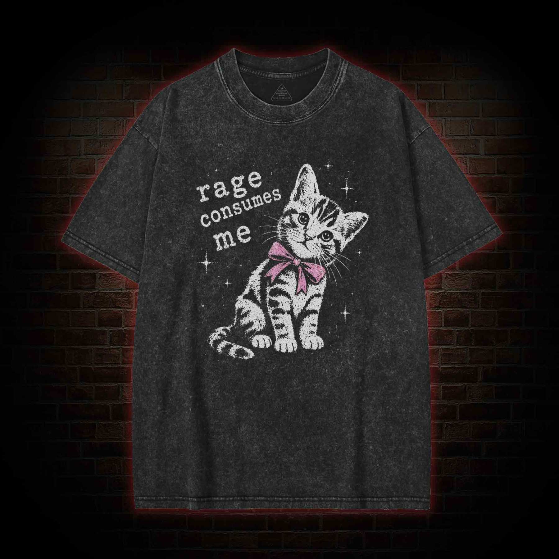 Rage Consumes Me Washed T-shirt