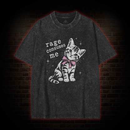 Rage Consumes Me Washed T-shirt