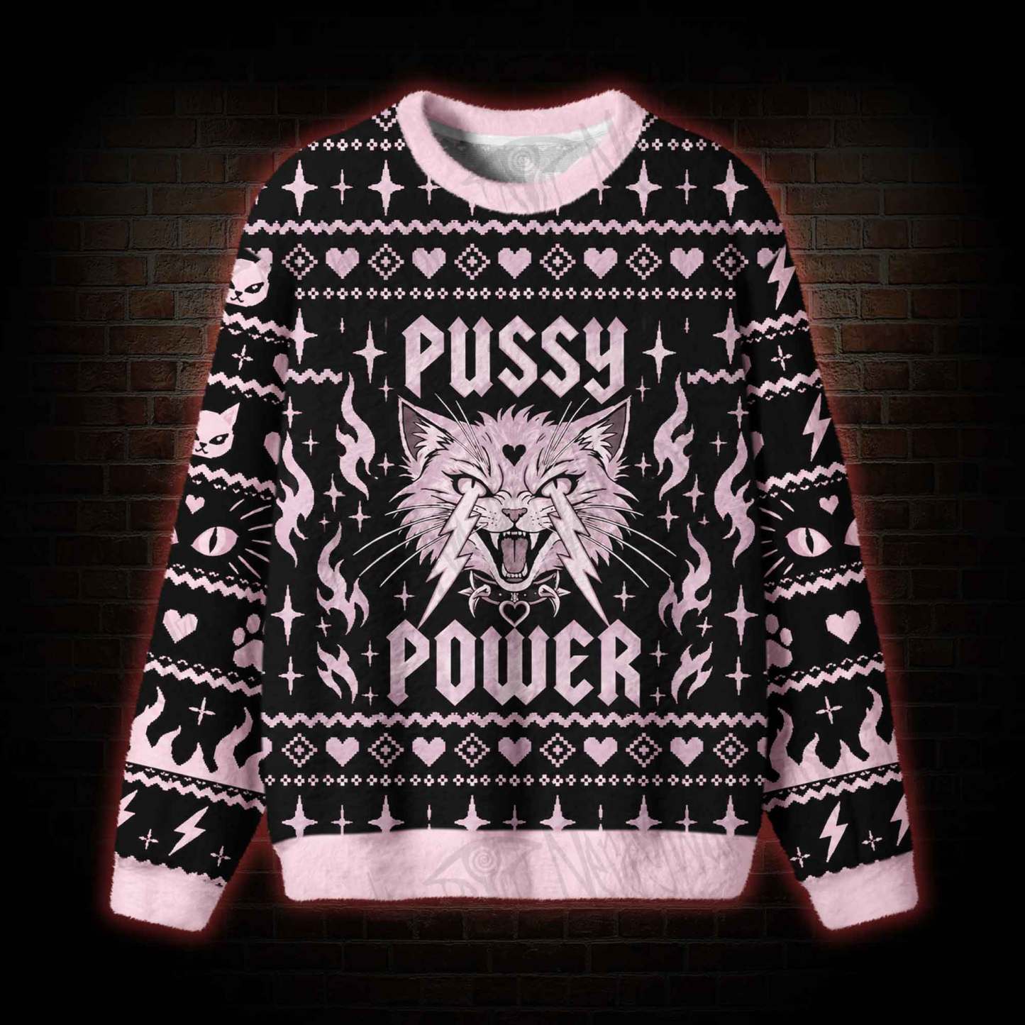 Pussy Power Ugly Sweatshirts