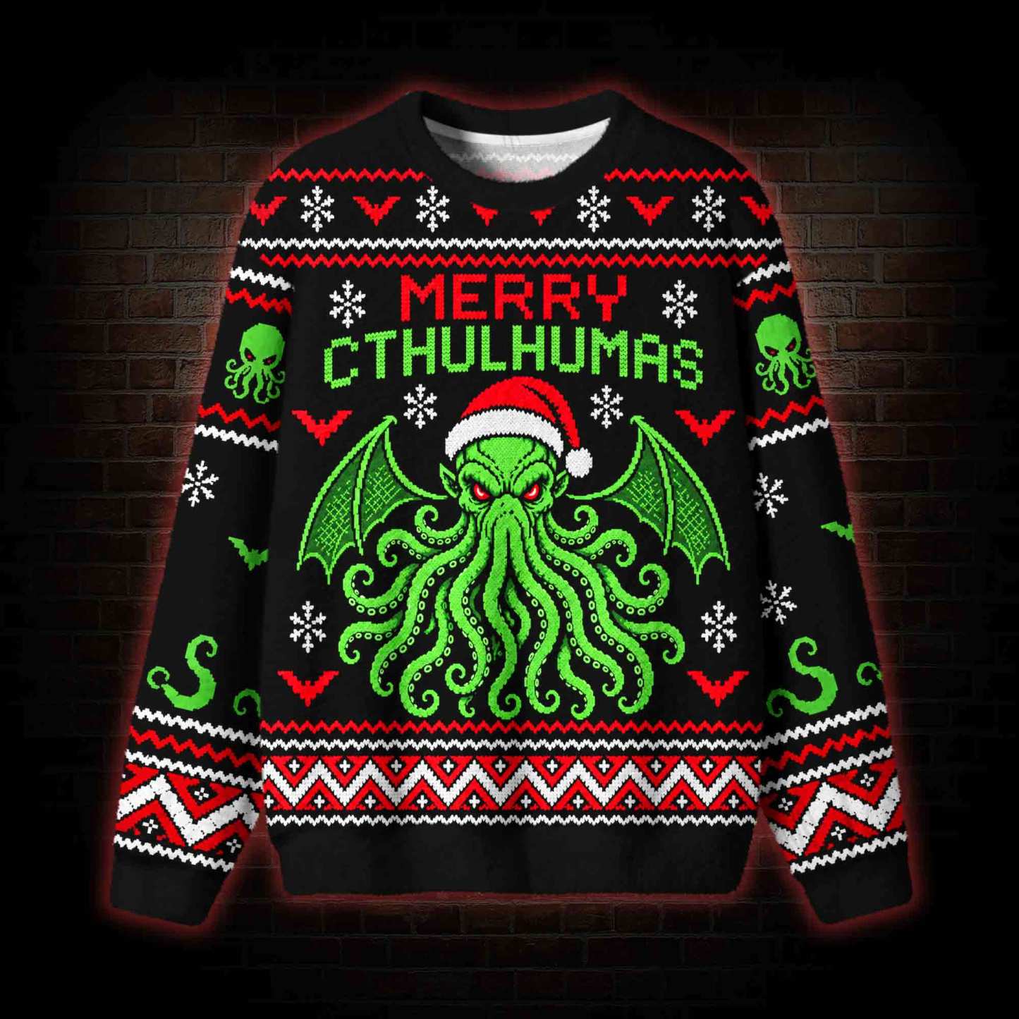 Merry Cthulhumas Ugly Sweatshirts