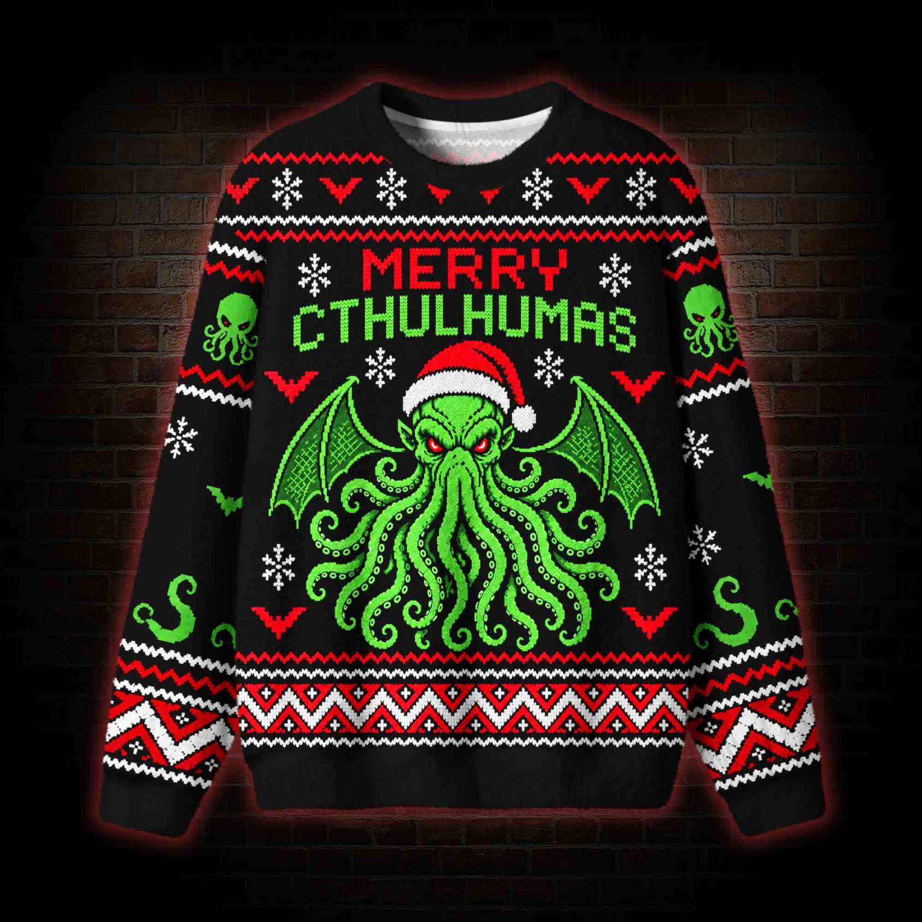 Merry Cthulhumas Ugly Sweatshirts