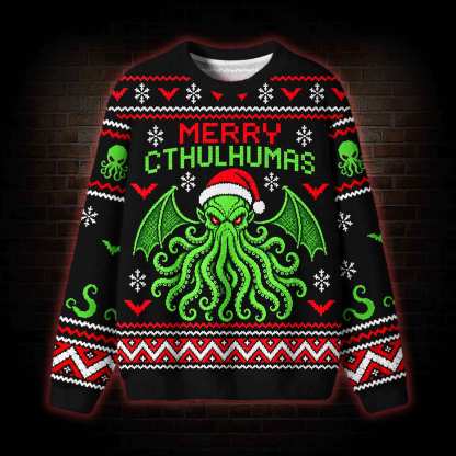 Merry Cthulhumas Ugly Sweatshirts