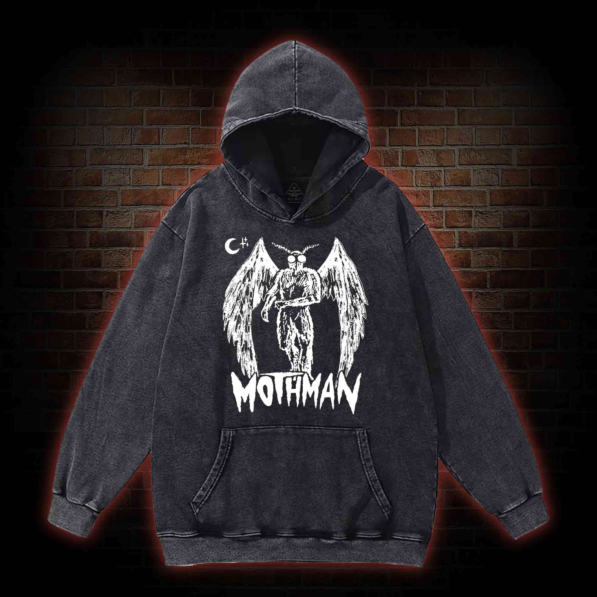 Mothman Washed Hoodie