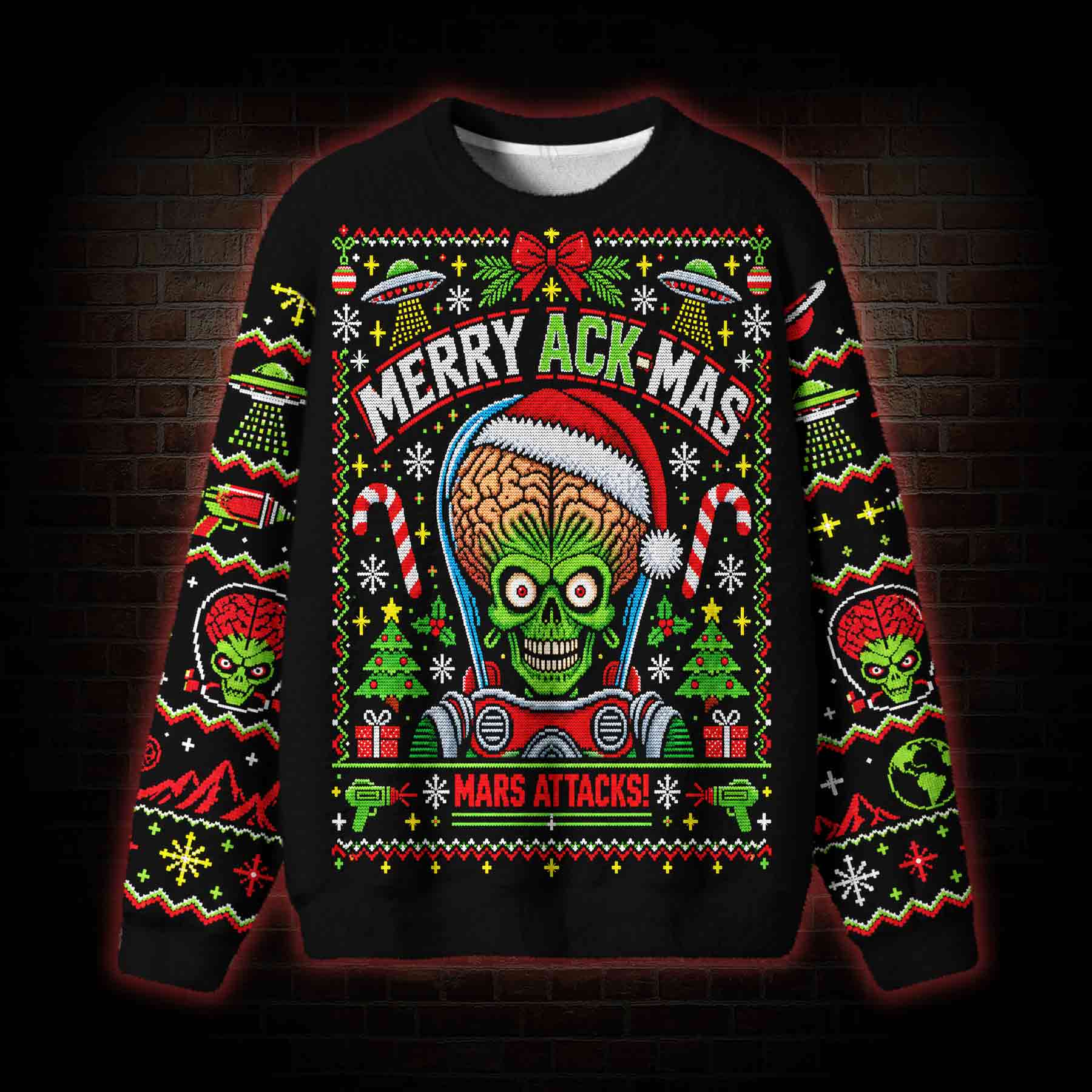 Merry Ack-Mas Ugly Sweatshirts