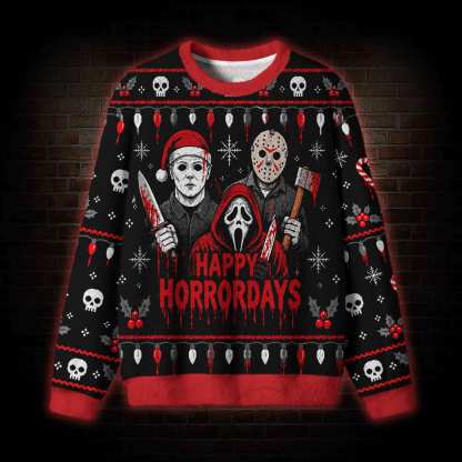 Happy Horrordays Ugly Sweatshirts