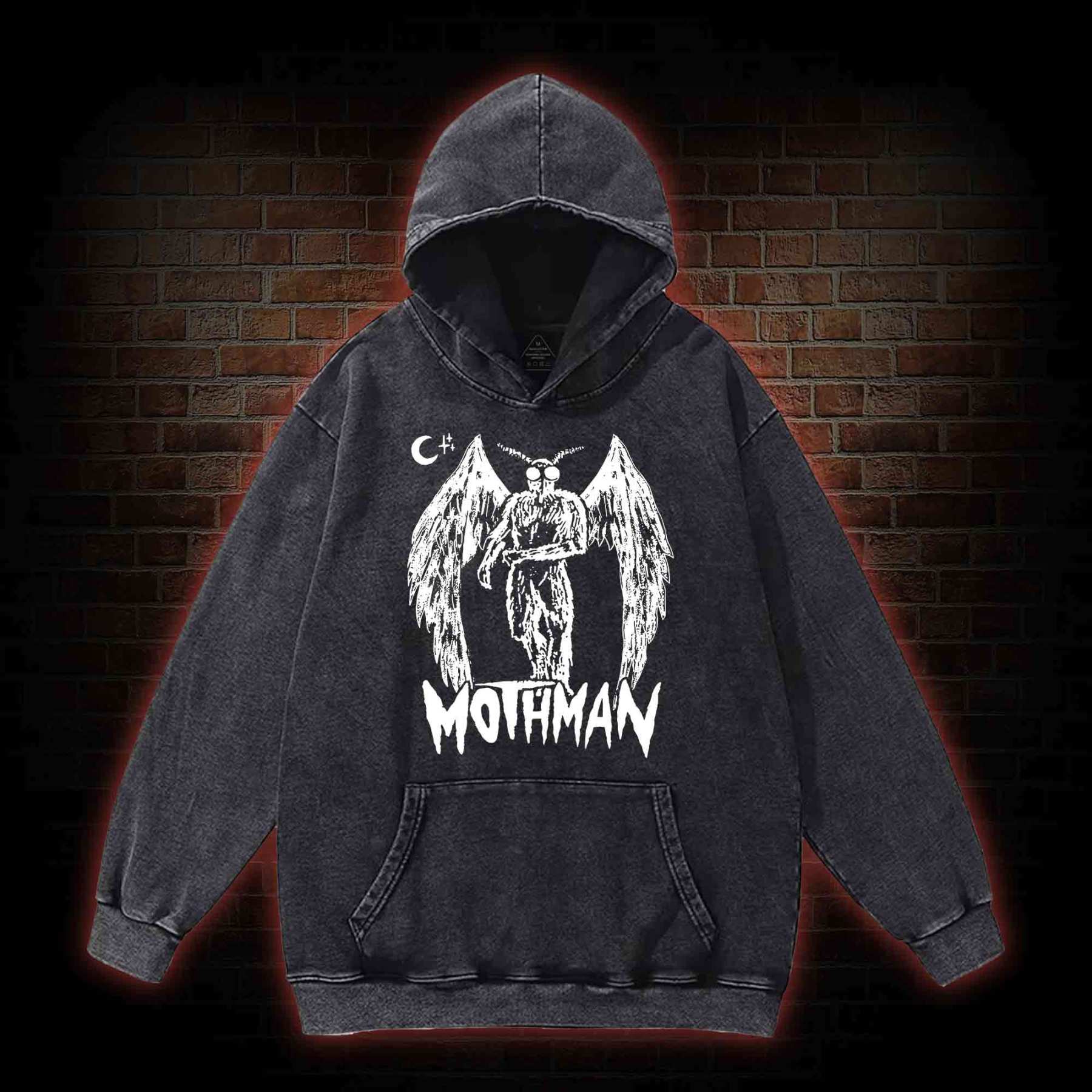 Mothman Washed Hoodie 