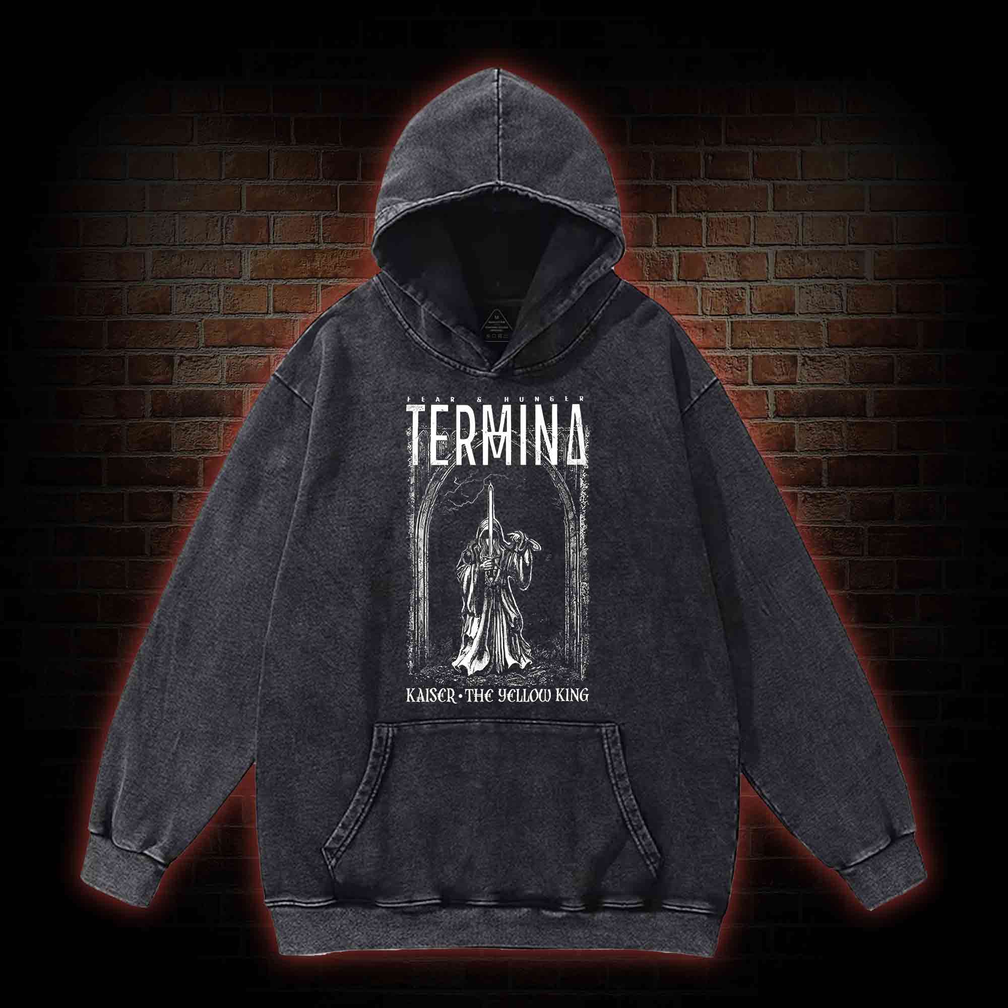 Termina Kaiser The Yellow King Washed Hoodie
