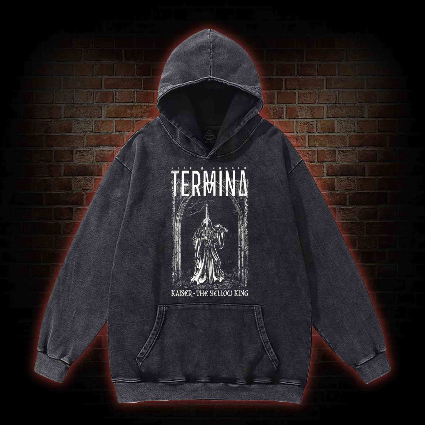 Termina Kaiser The Yellow King Washed Hoodie 