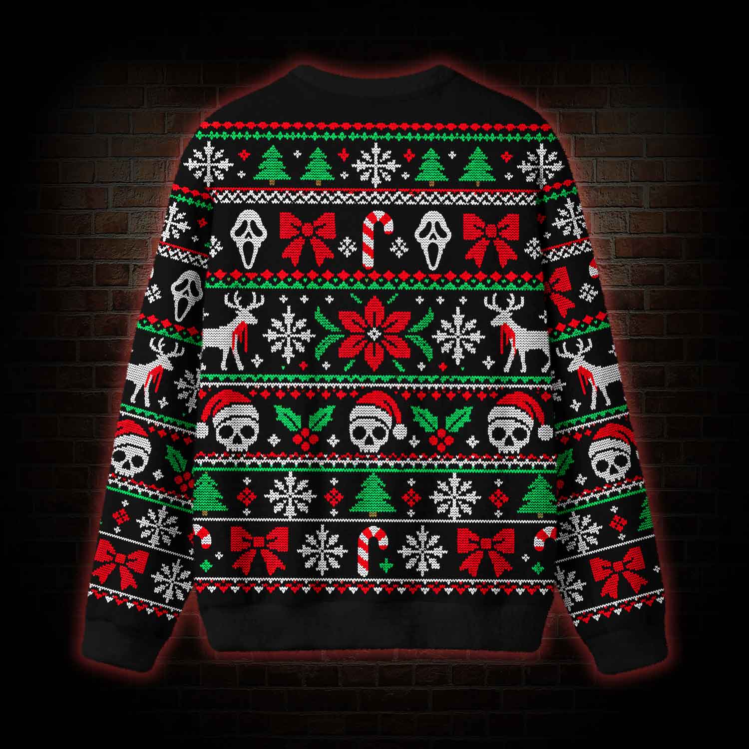 Santa's Last Scream Ugly Sweatshirts