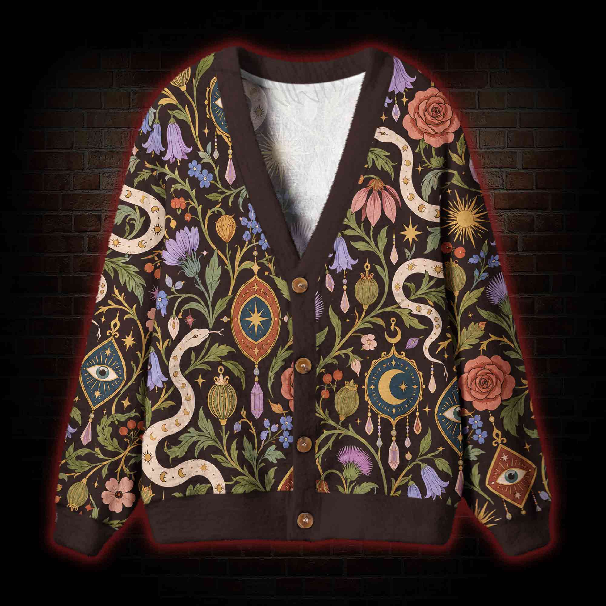 Occult Garden Cardigan Sweater