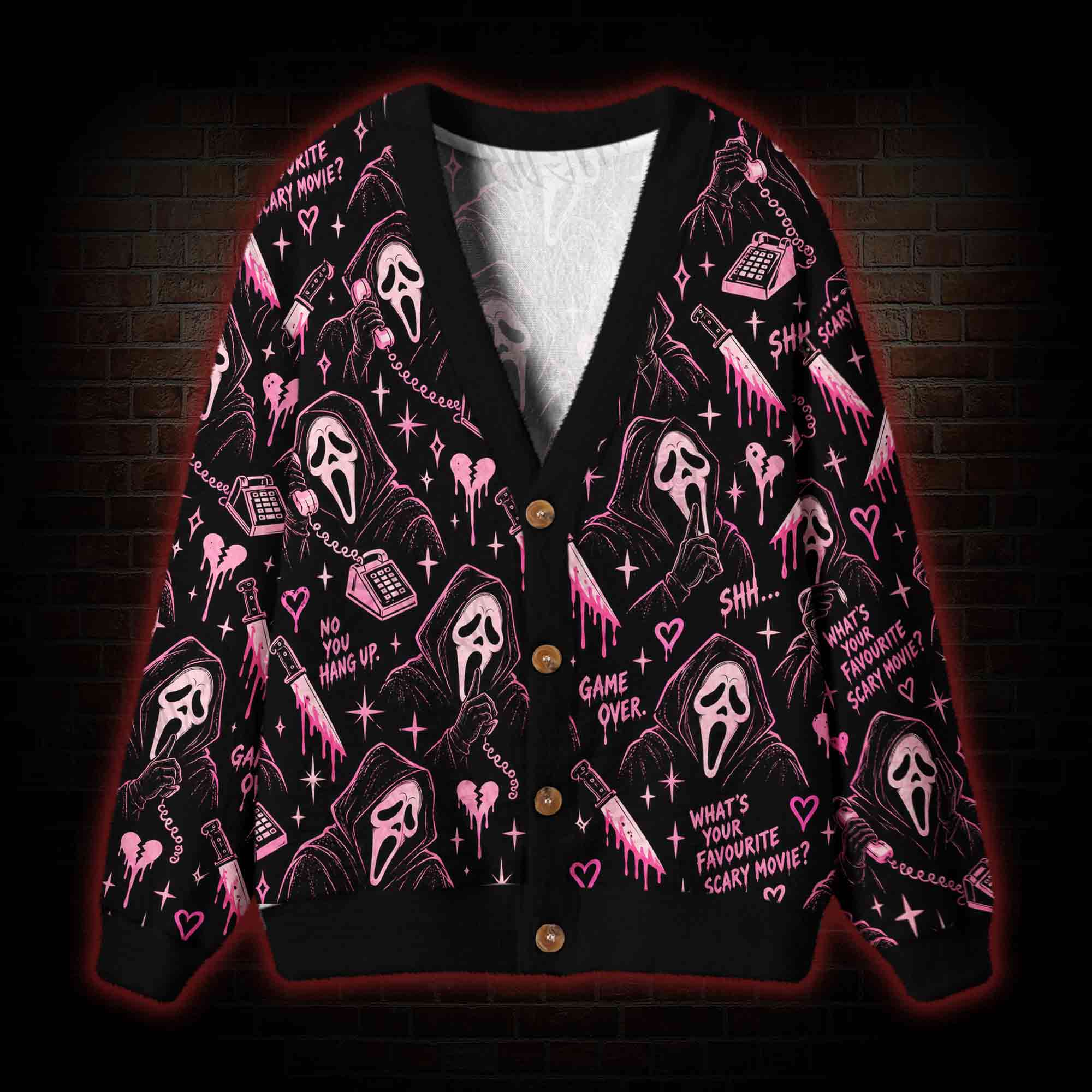 No You Hang Up Cardigan Sweater