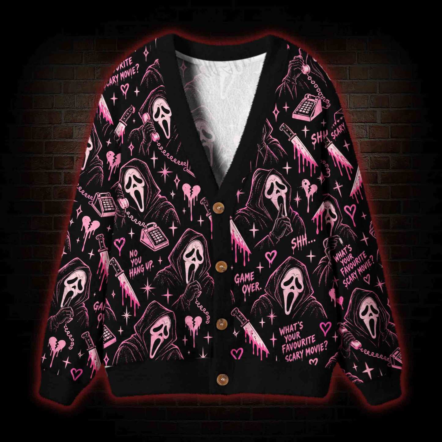 No You Hang Up Cardigan Sweater