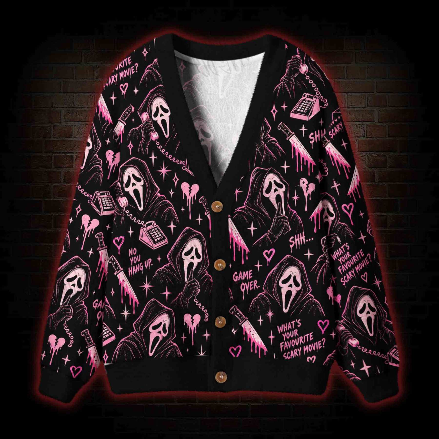 No You Hang Up Cardigan Sweater
