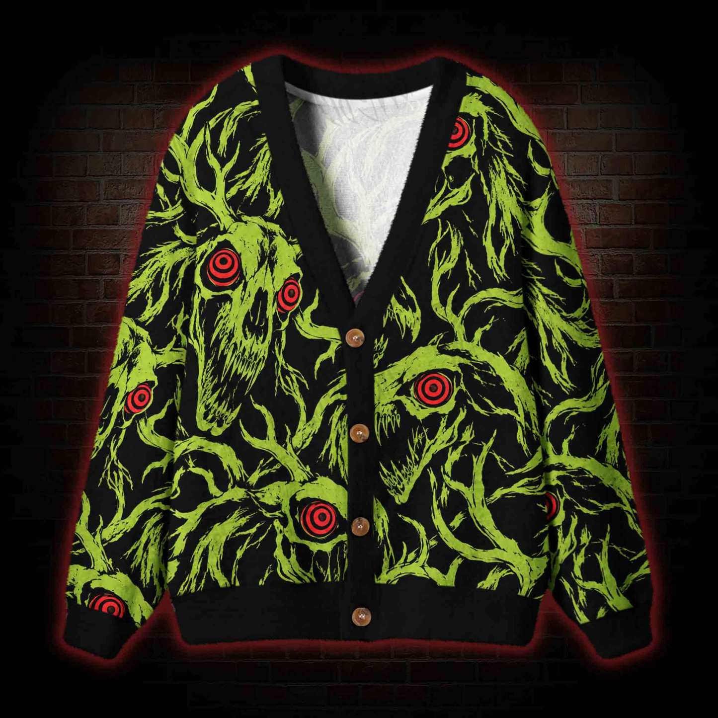 Wendigo's Gaze Cardigan Sweater