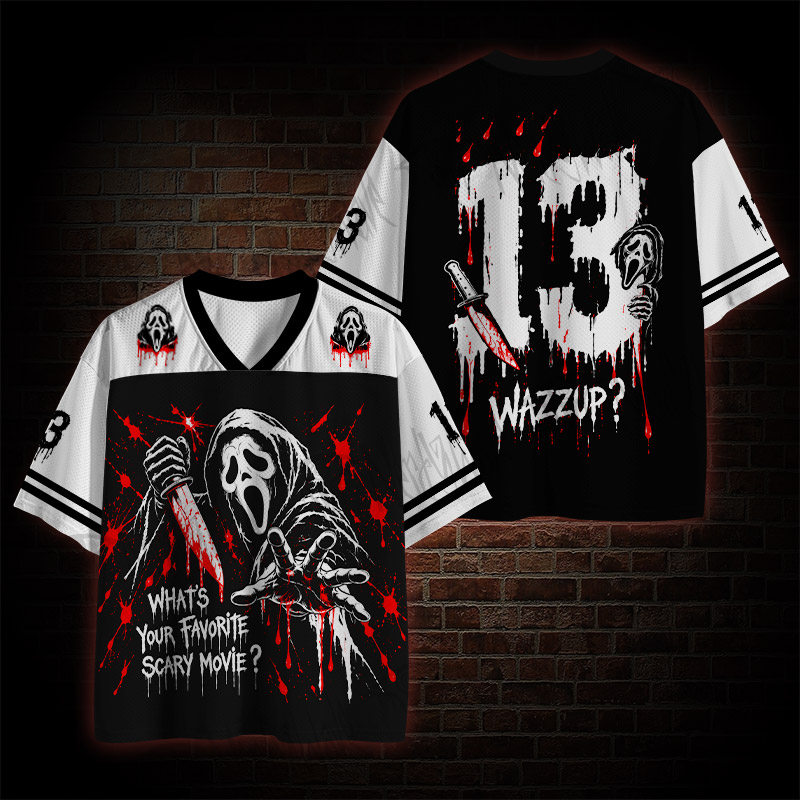 Favorite Scary Movie? Mesh Jersey