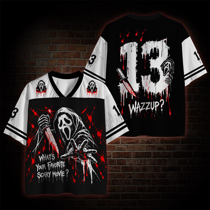 Favorite Scary Movie? Mesh Jersey