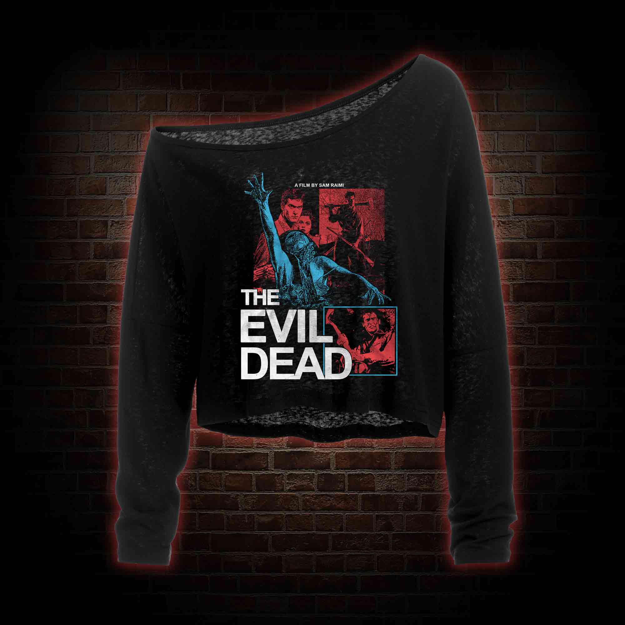 We're Gone Get You Off Shoulder Long Sleeve Crop Top