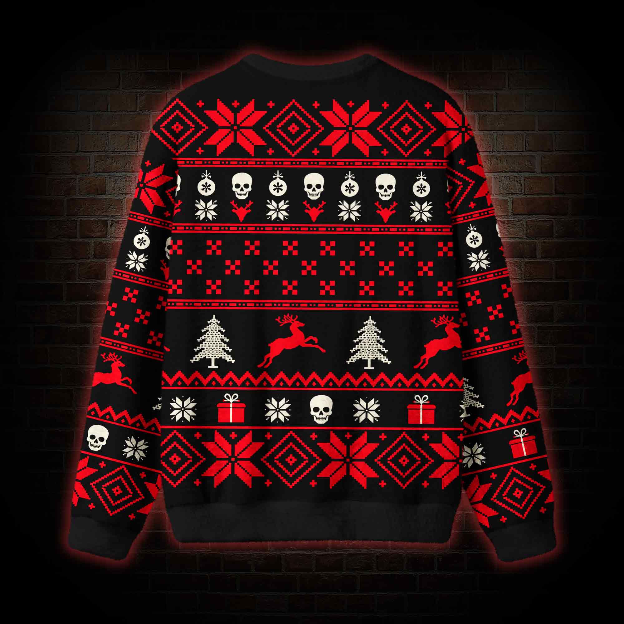 Merry Antichristmas Demon Ugly Sweatshirts