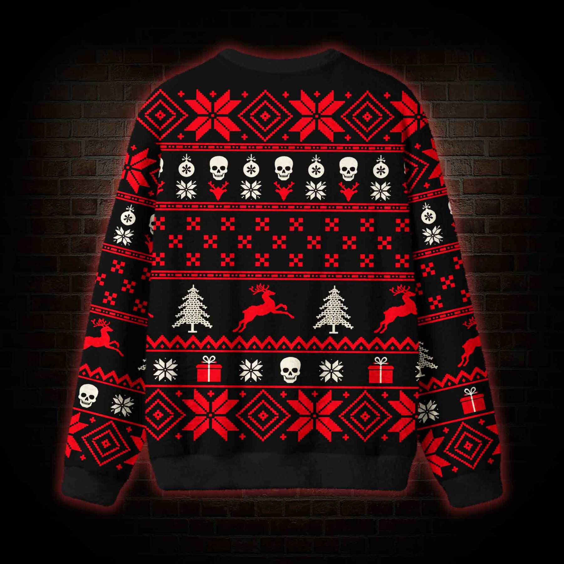 Merry Antichristmas Demon Ugly Sweatshirts