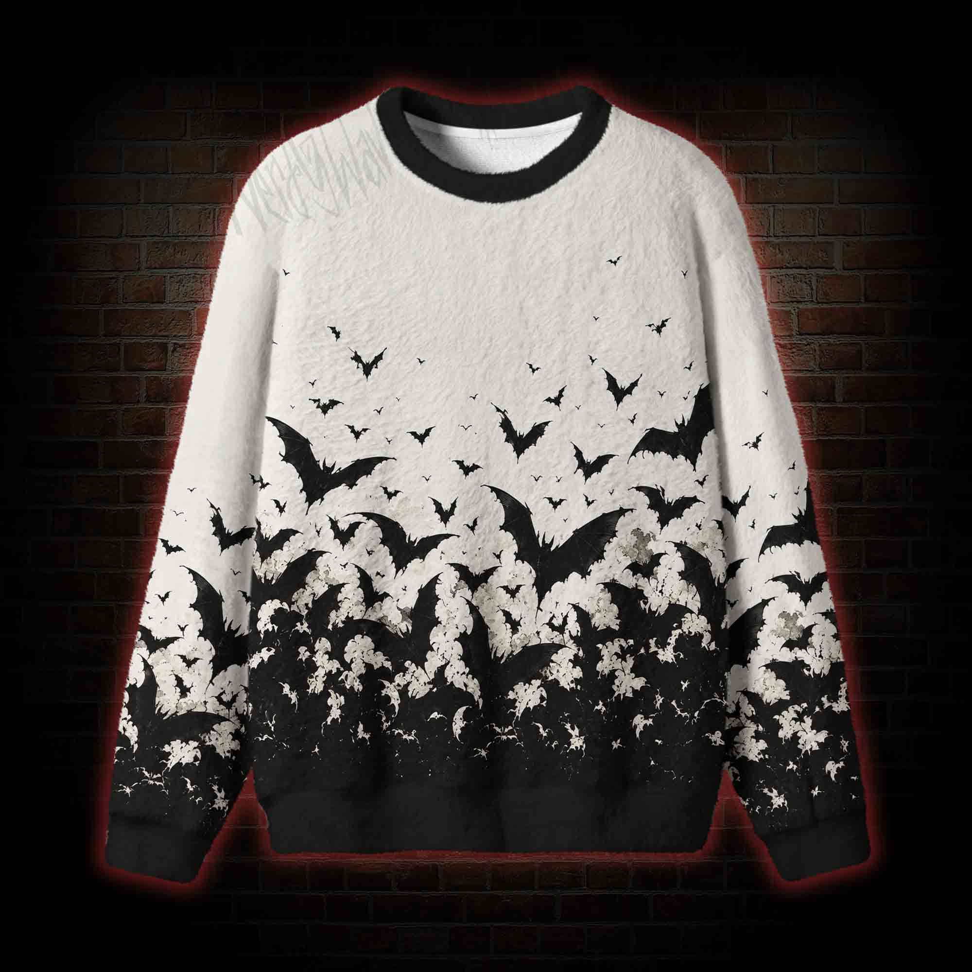 Shadows Take Flight Bats Ugly Sweatshirts
