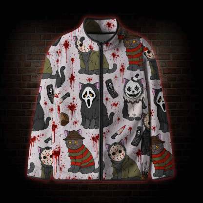 Mothman in the Jungle Fleece Full-Zip Jacket