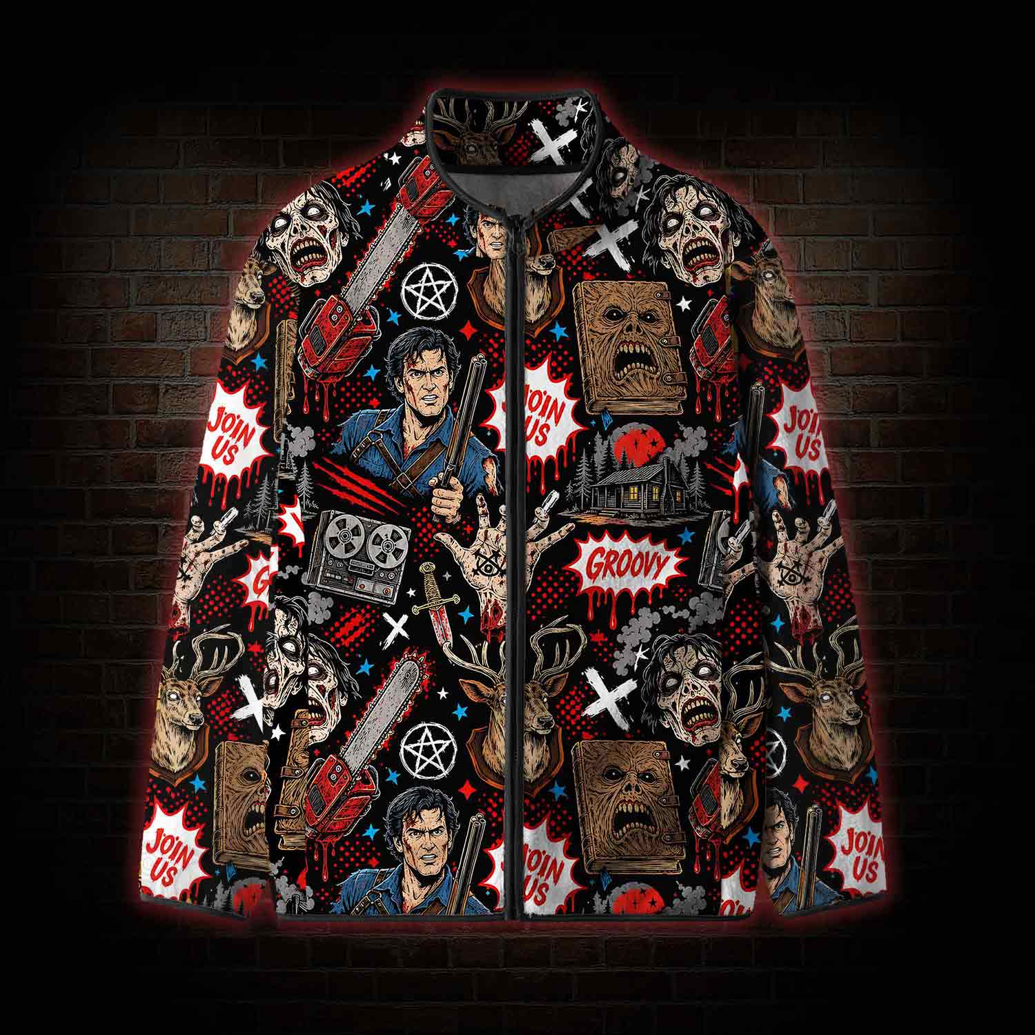 Groovy Dead Fleece Full-Zip Jacket