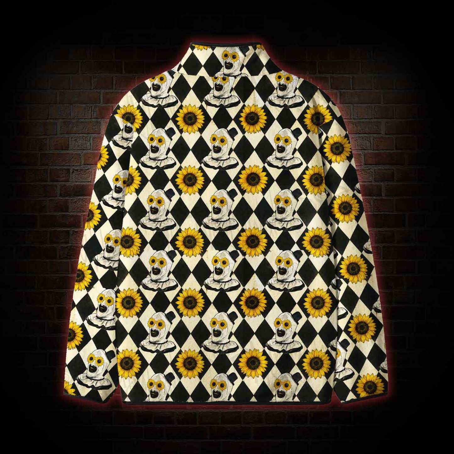 Sunflower Clown Fleece Full-Zip Jacket