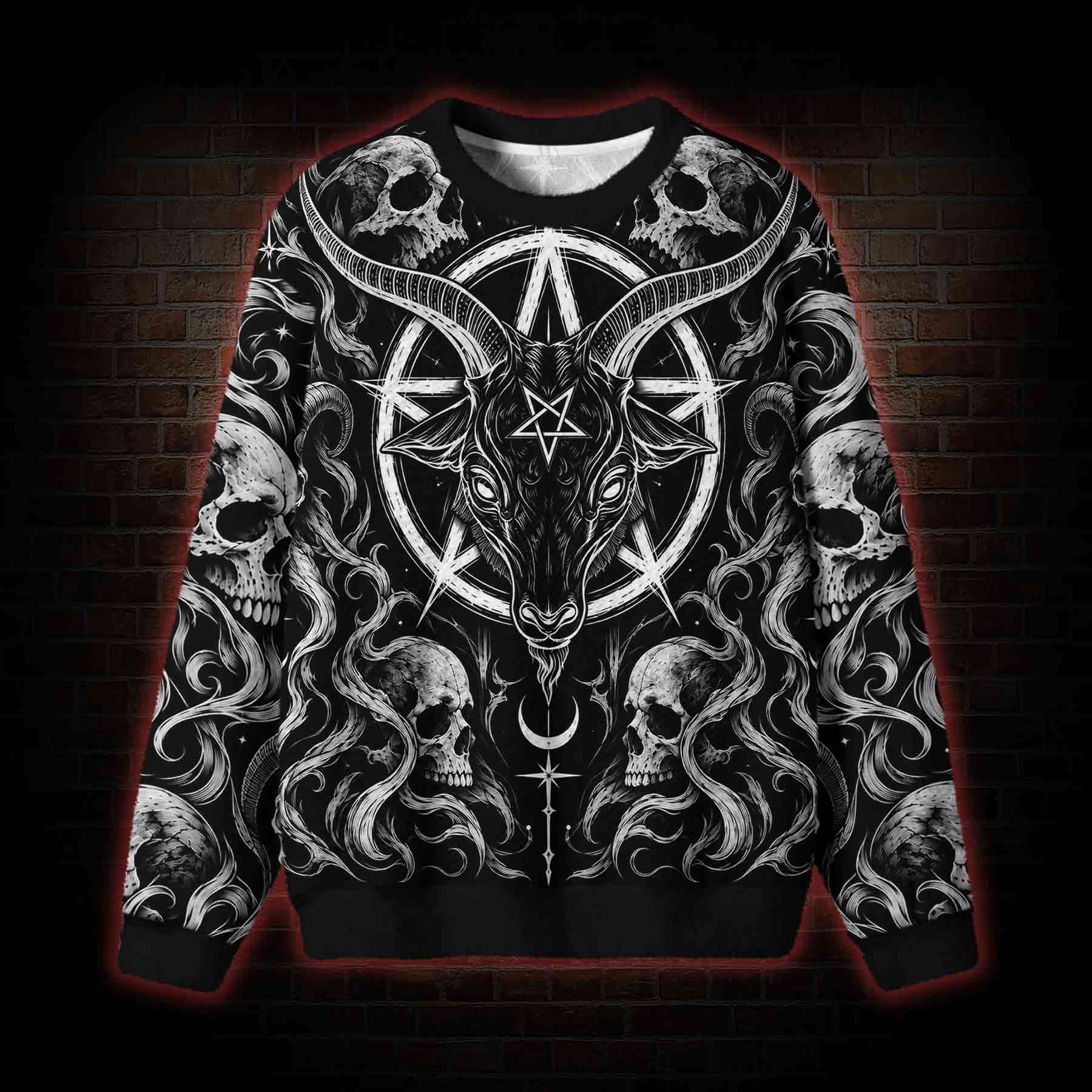 The Abyss Goat Ugly Sweatshirts