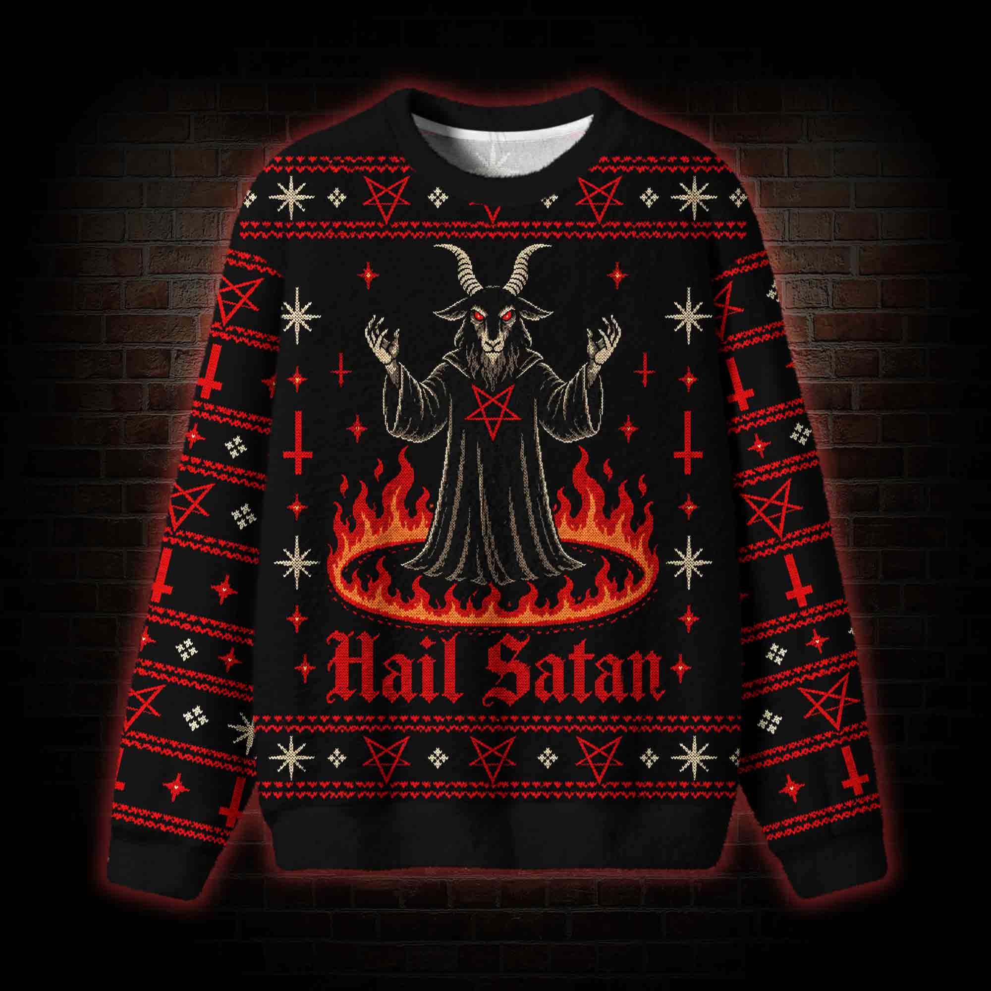 Unholy Night Ugly Sweatshirts