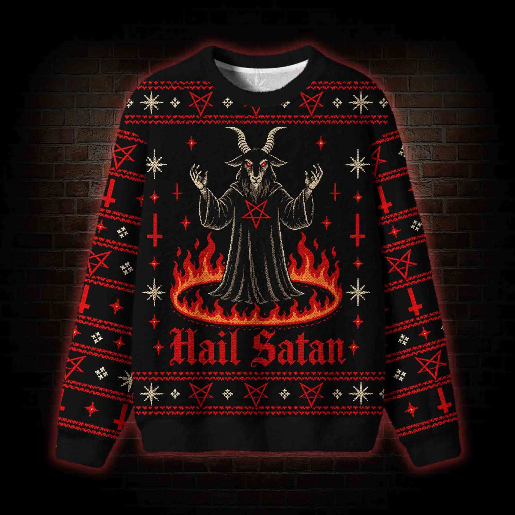 Unholy Night Ugly Sweatshirts
