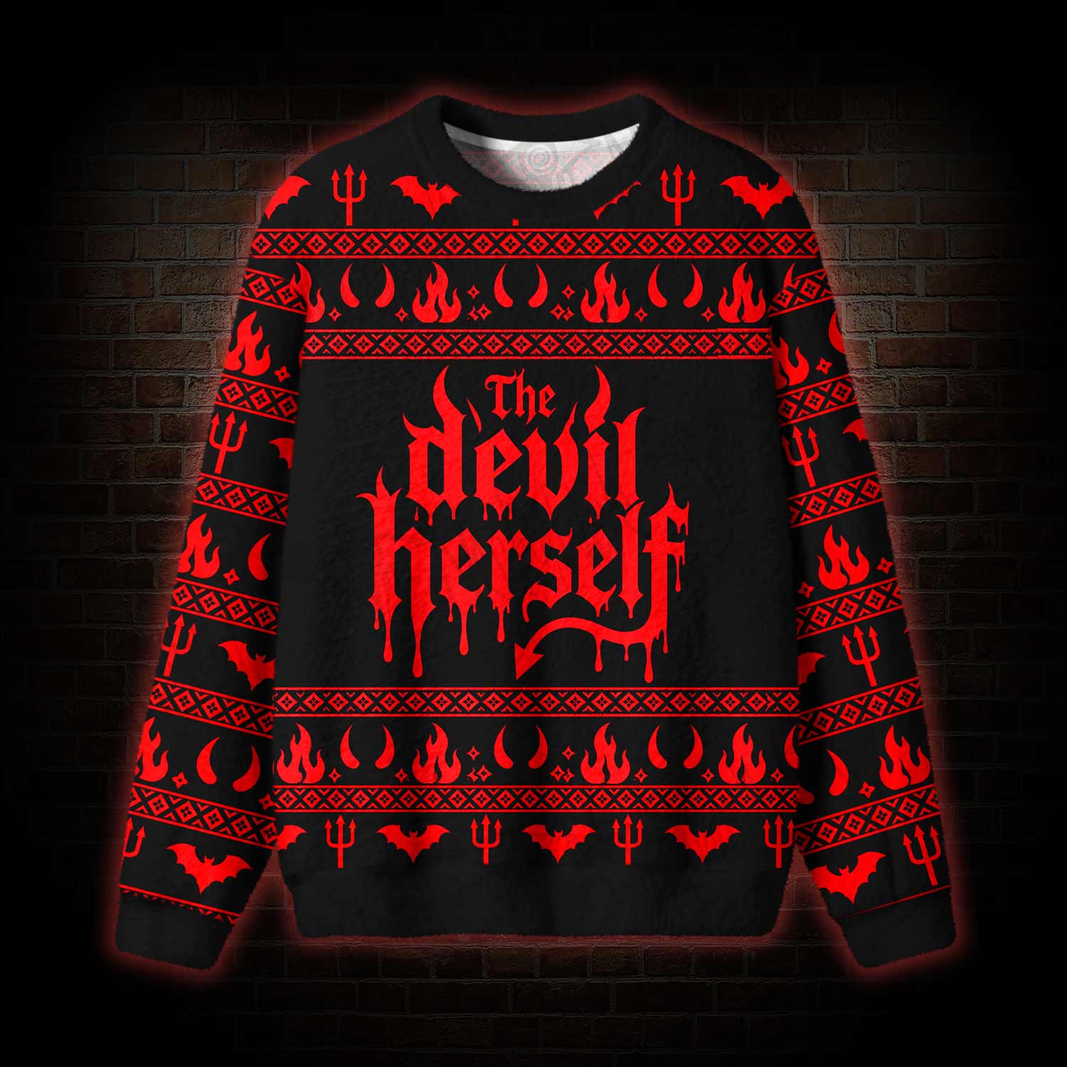 The Devil Herself Ugly Sweatshirts