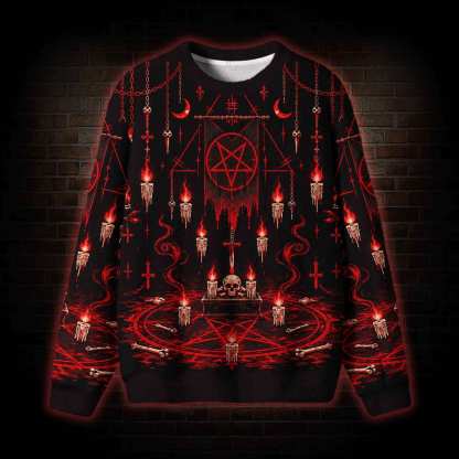 Satanic Ritual Ugly Sweatshirts