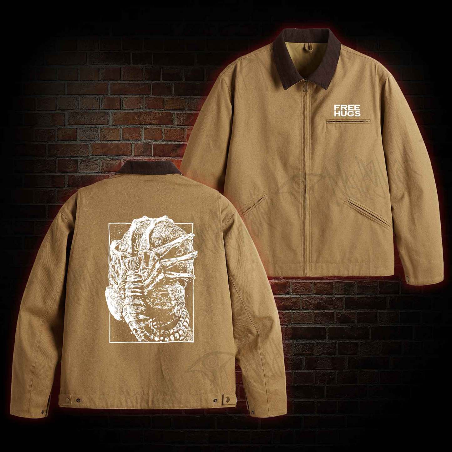 Alien Delivery Guy Vintage Classic Jacket