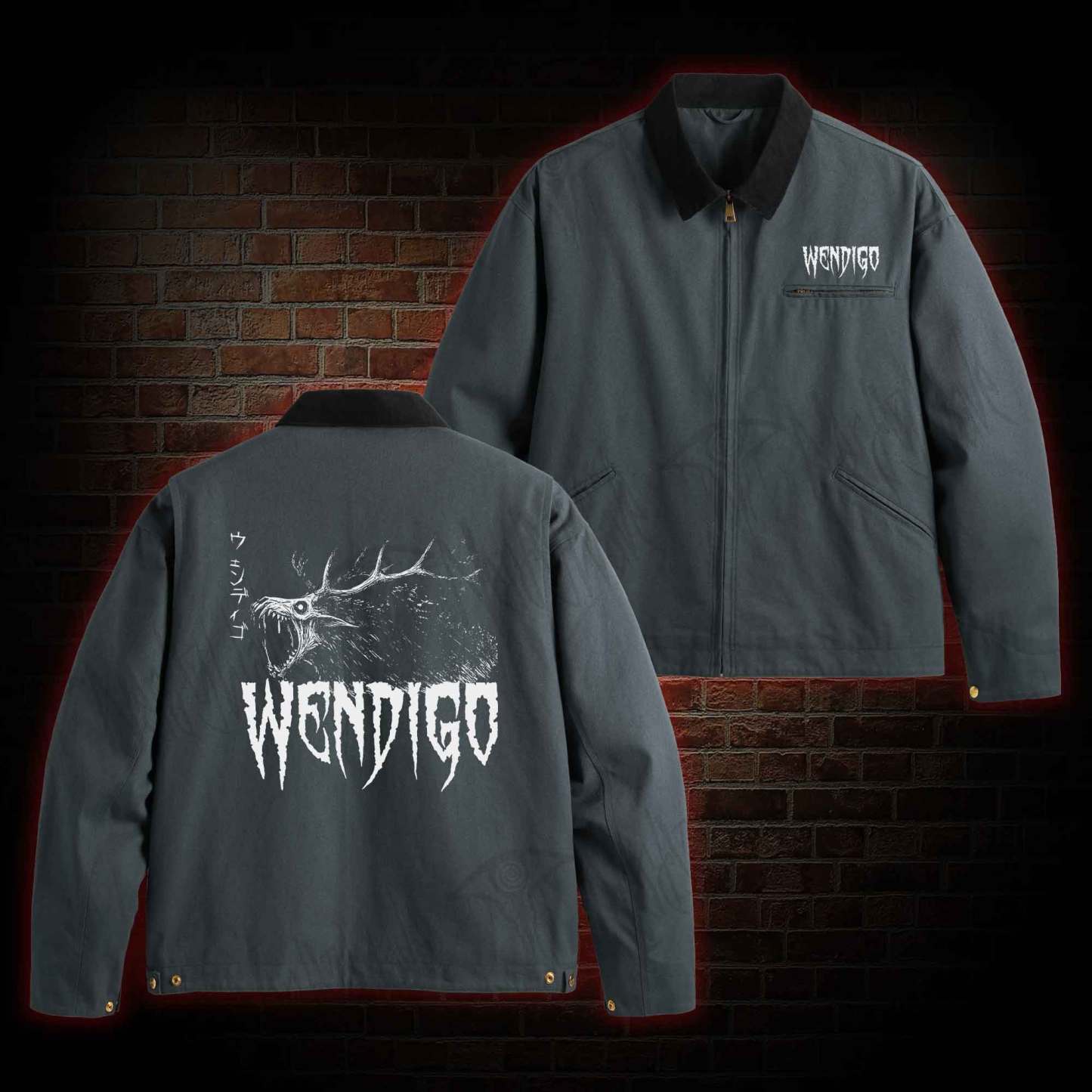 Wendigo Scary Monster Classic Jacket