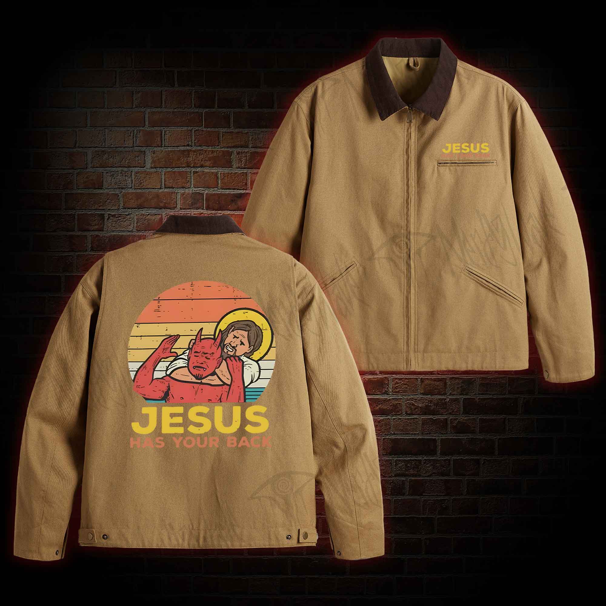 Jesus Has Your Back Classic Jacket