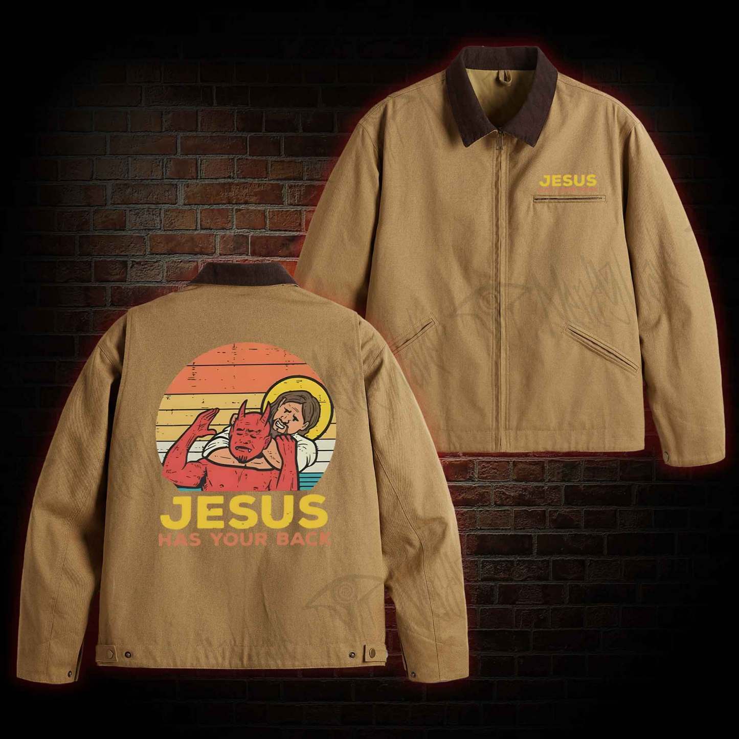 Jesus Has Your Back Classic Jacket