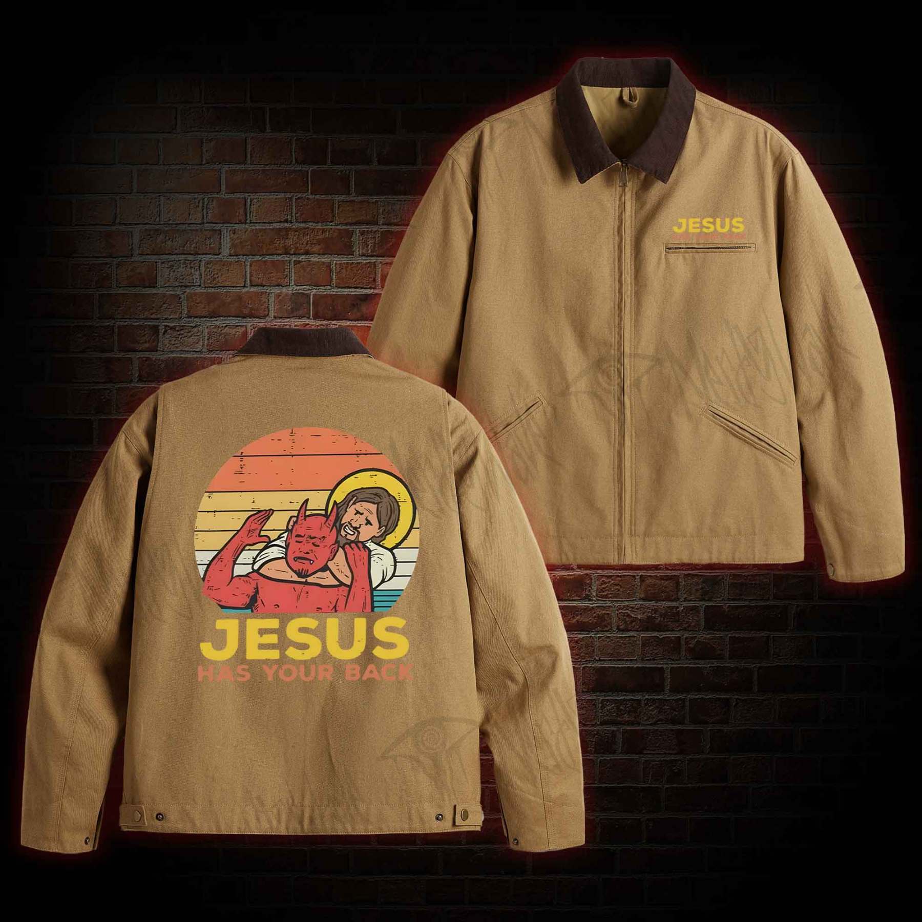 Jesus Has Your Back Classic Jacket