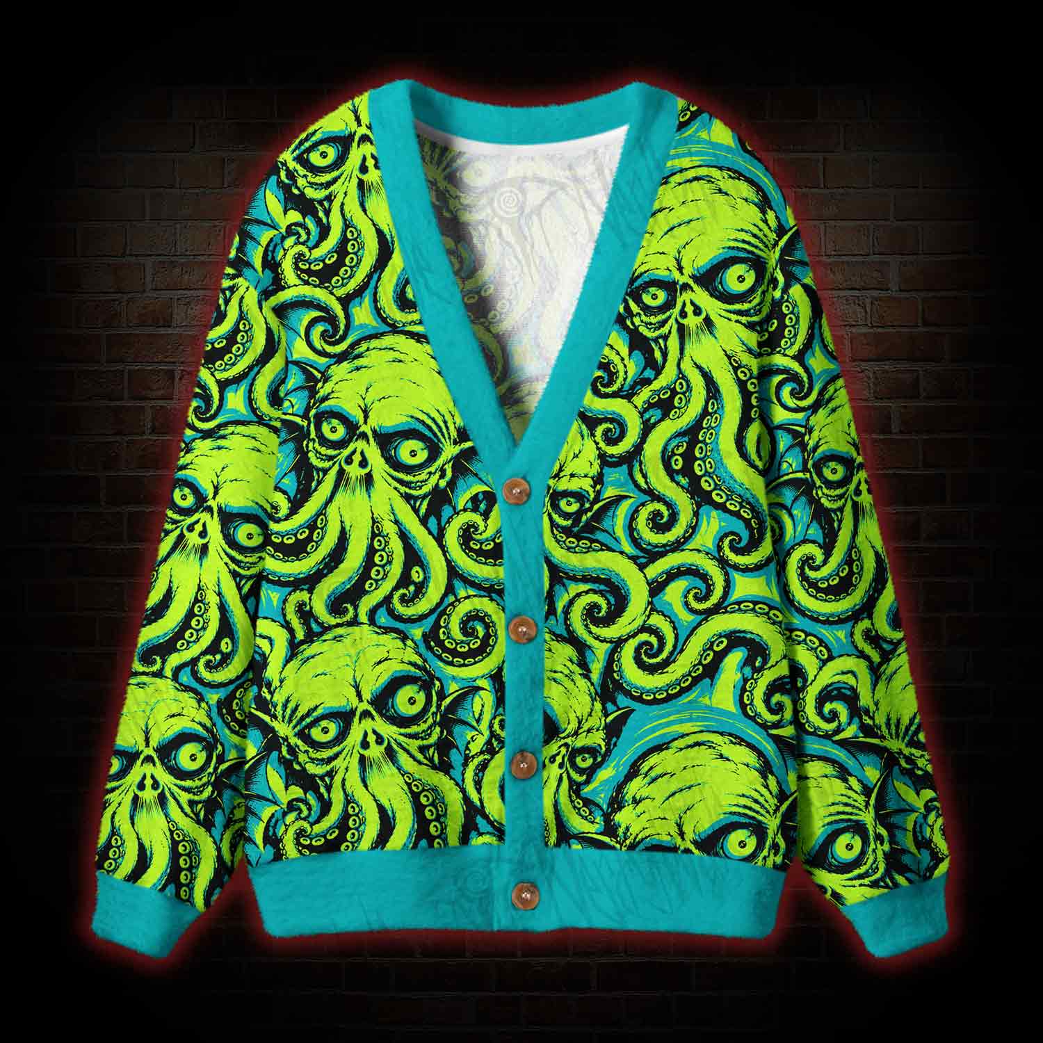 Tentacle Terror Cardigan Sweater