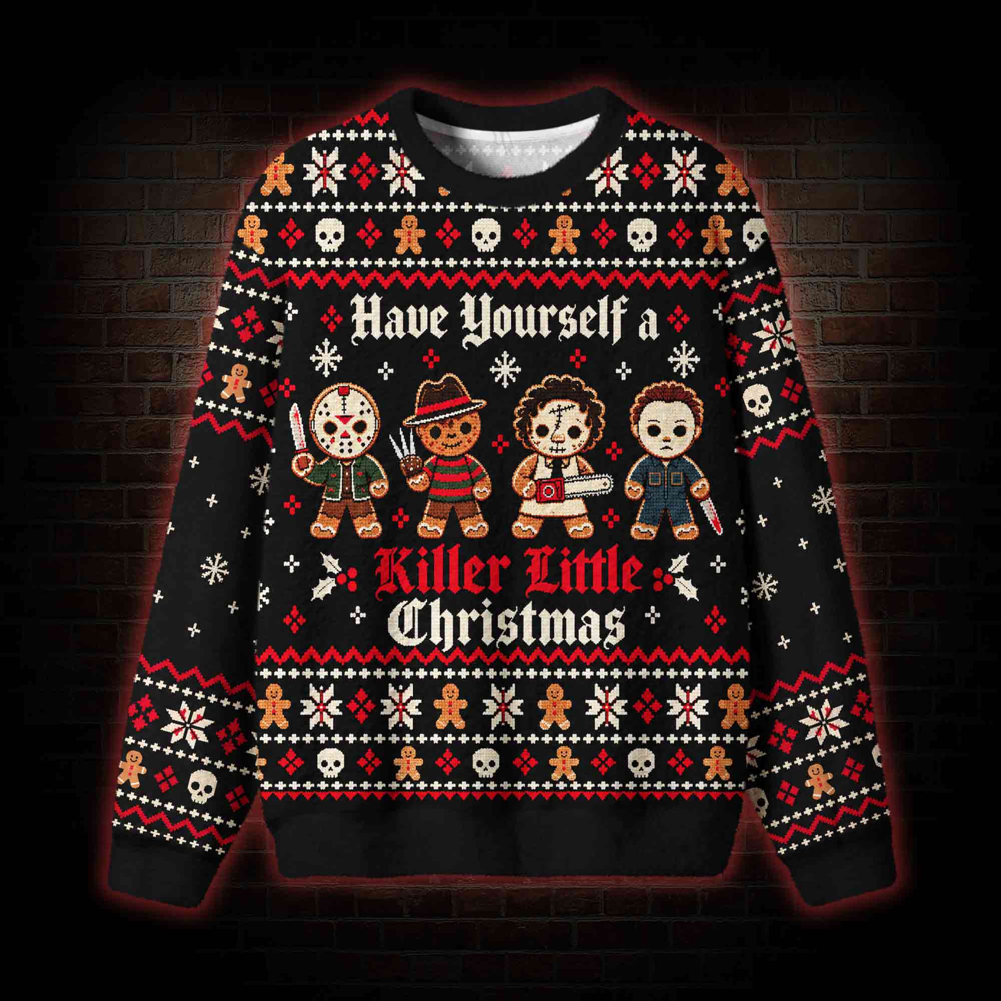 Have Yourself a Killer Little Christmas Ugly Sweatshirts