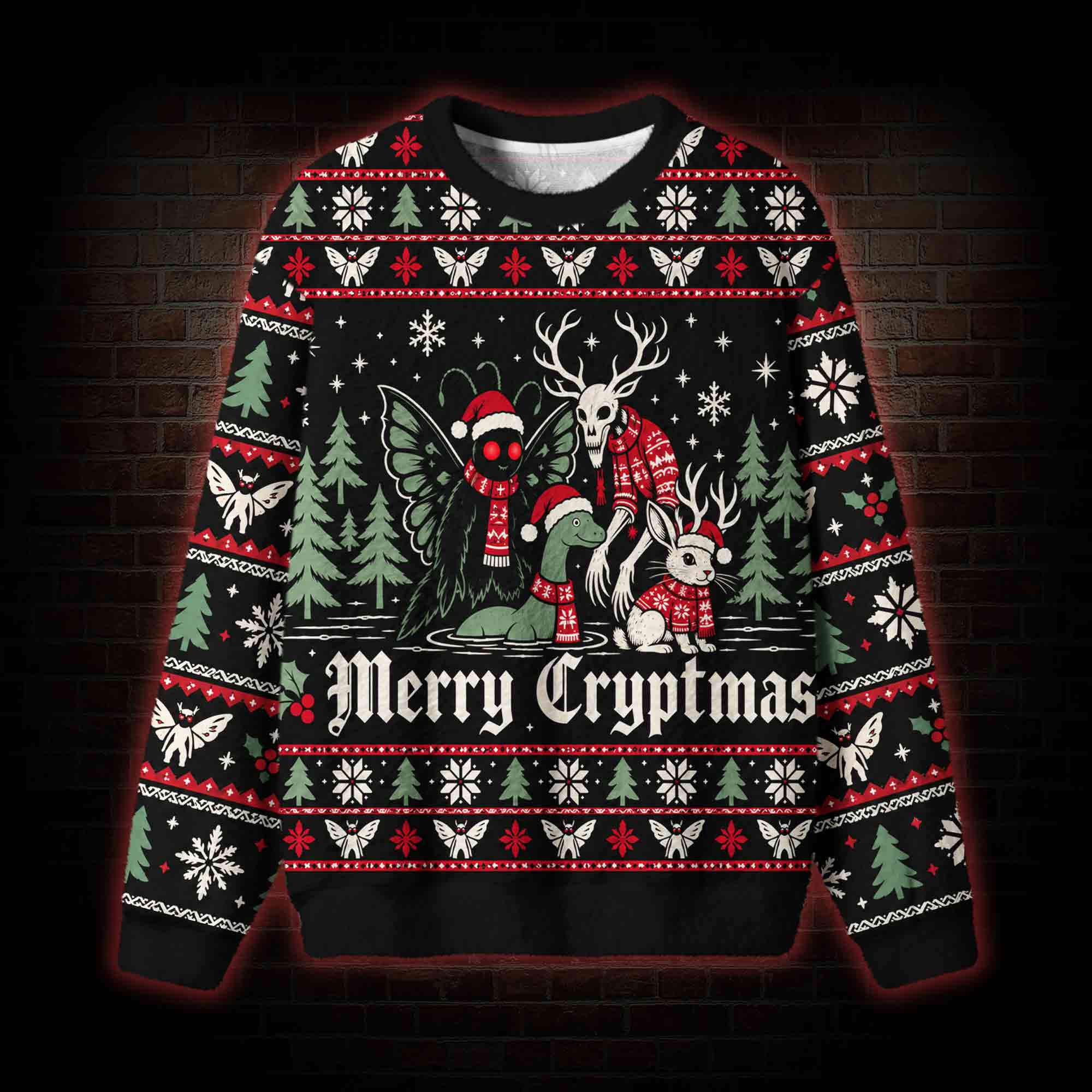 Merry Cryptmas Ugly Sweatshirts