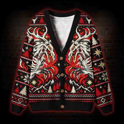 Wendigo Ritual Cardigan Sweater