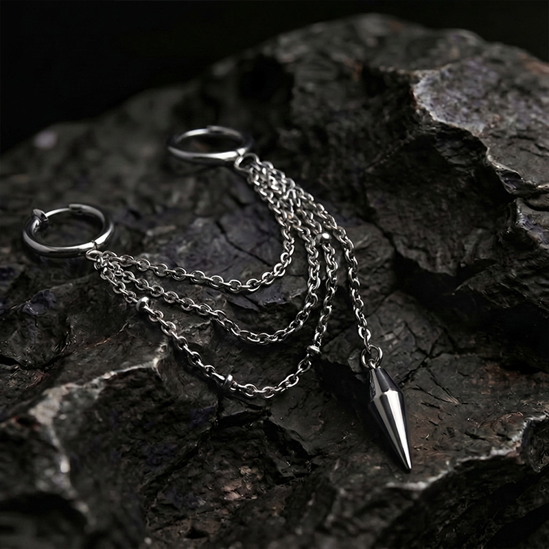 Chainfall Spikes Earrings