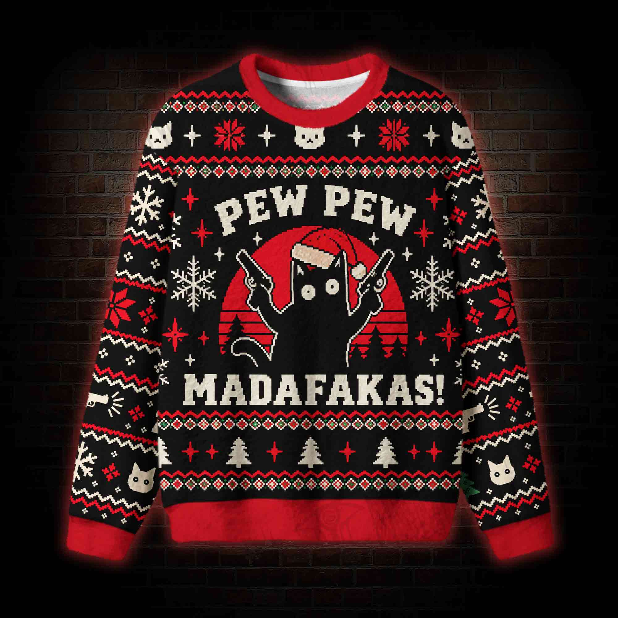 Pew Pew Madafakas Ugly Sweatshirts