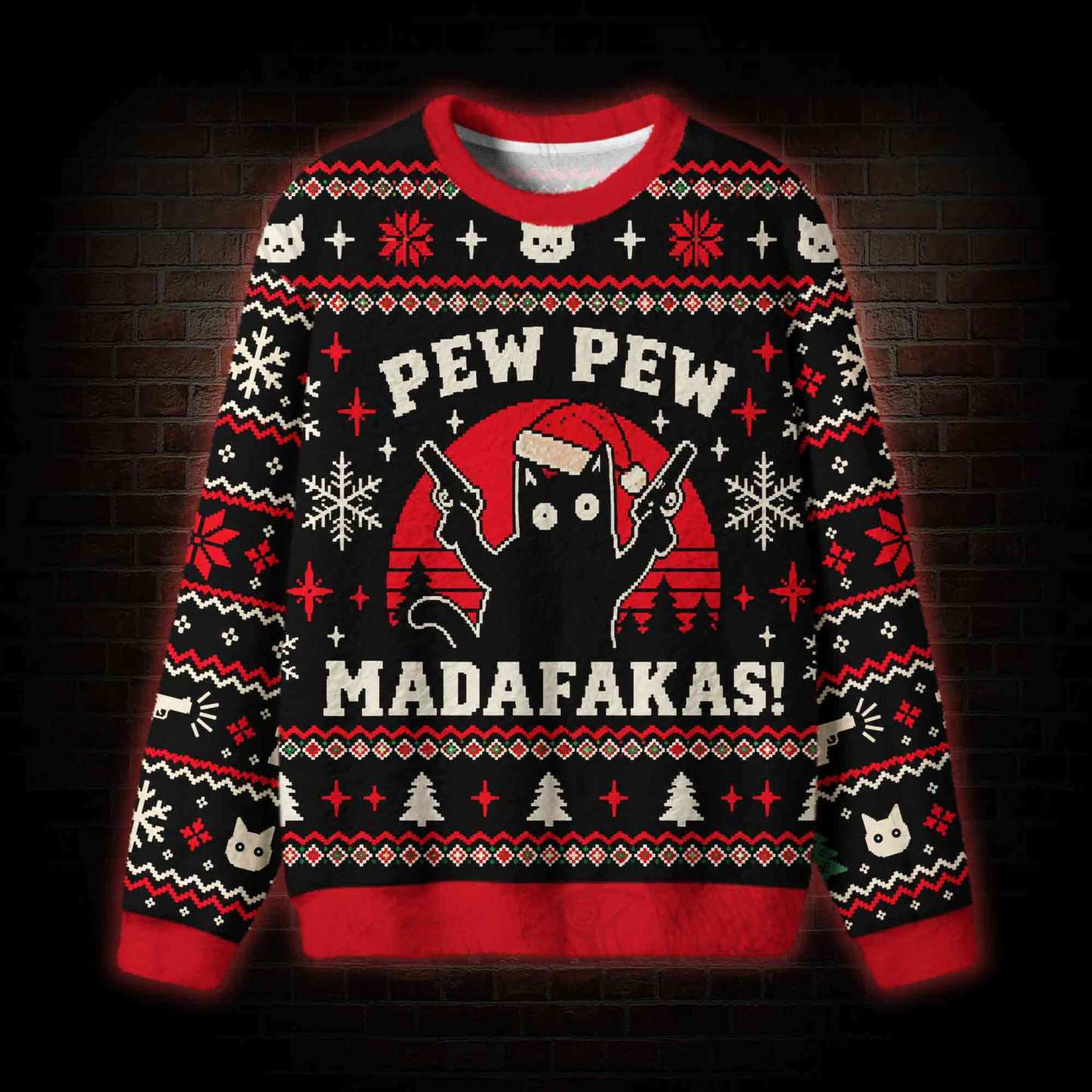 Pew Pew Madafakas Ugly Sweatshirts