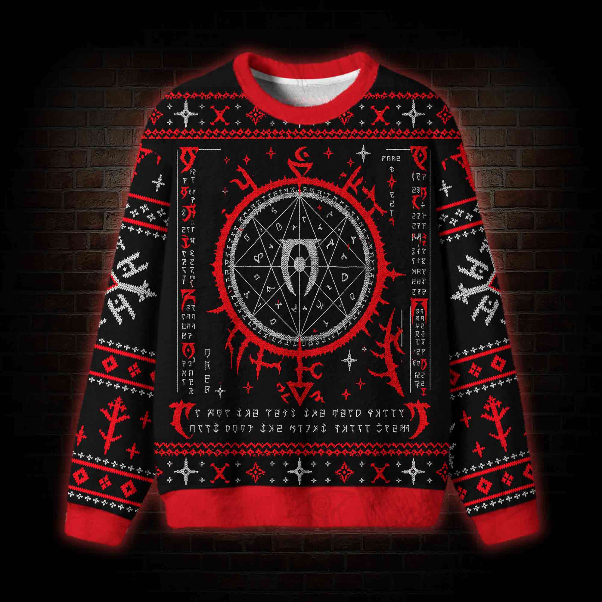 Daedric Magic Circle Ugly Sweatshirts