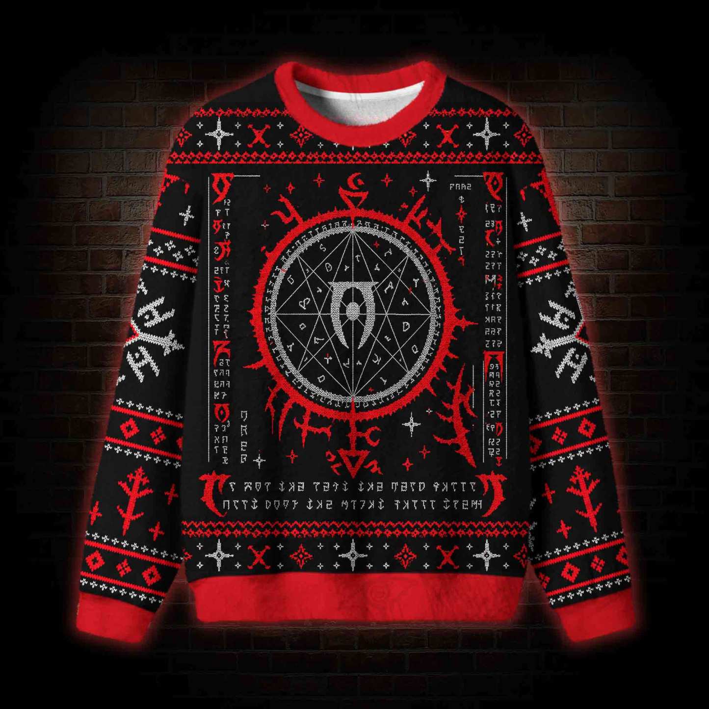 Daedric Magic Circle Ugly Sweatshirts