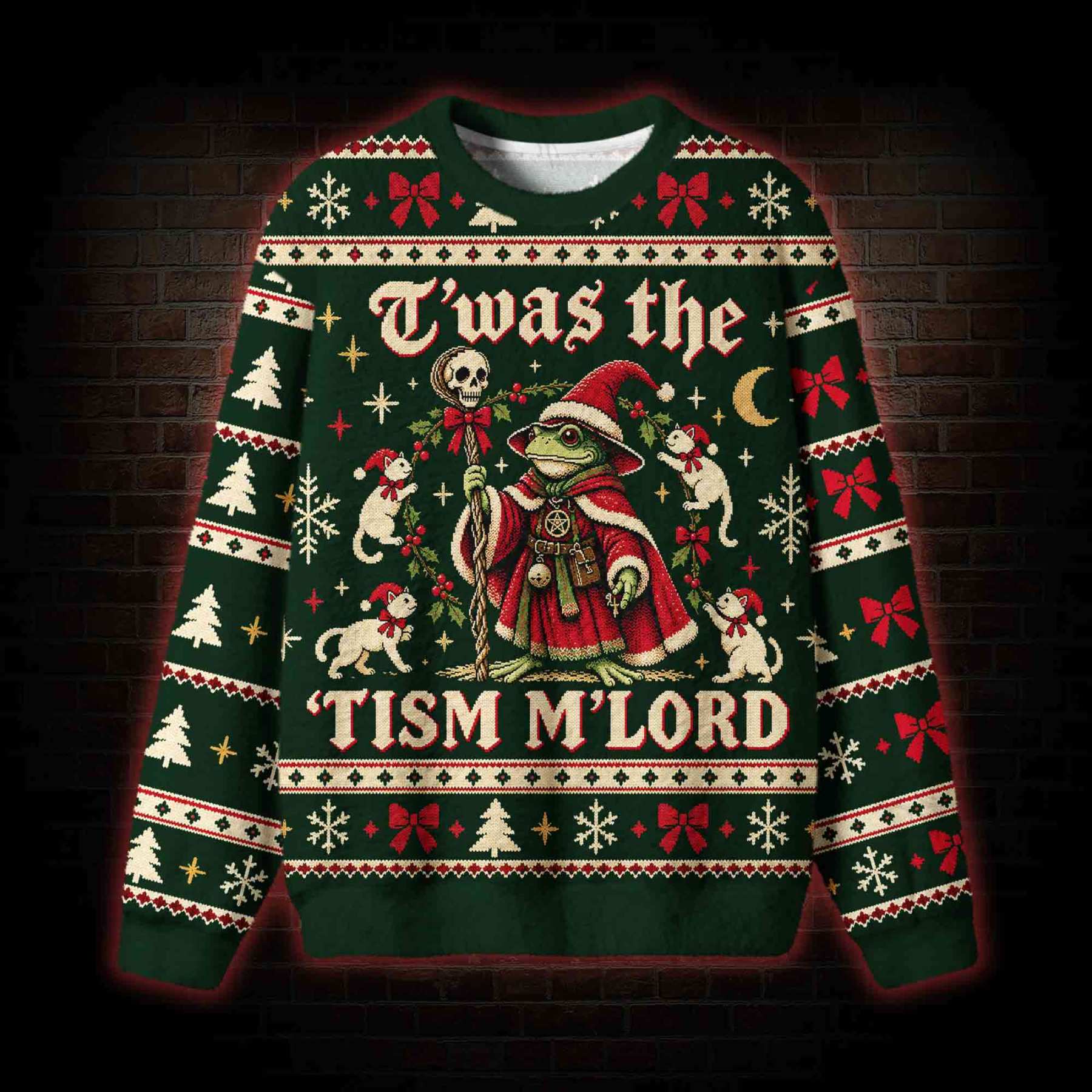 Twas the Tism M'Lord Ugly Sweatshirts