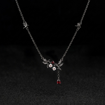 Crimson Thorn Necklace